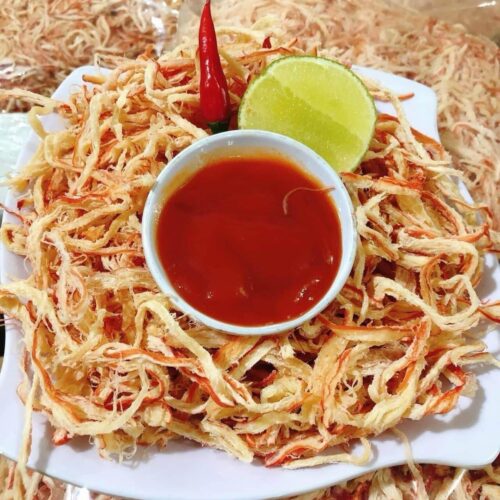 khô mực hấp nước dừa 2