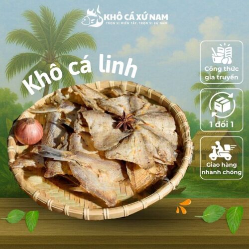 Khô cá linh | khô cá xứ nam