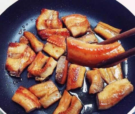 cá dứa chiên giấm đường