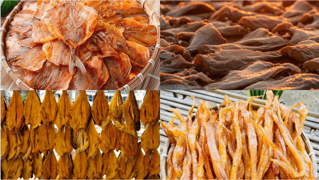 các loại khô cá biển
