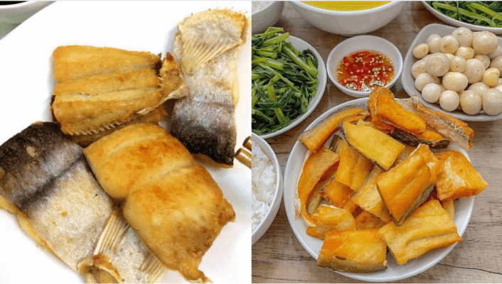 cách chiên khô cá dứa