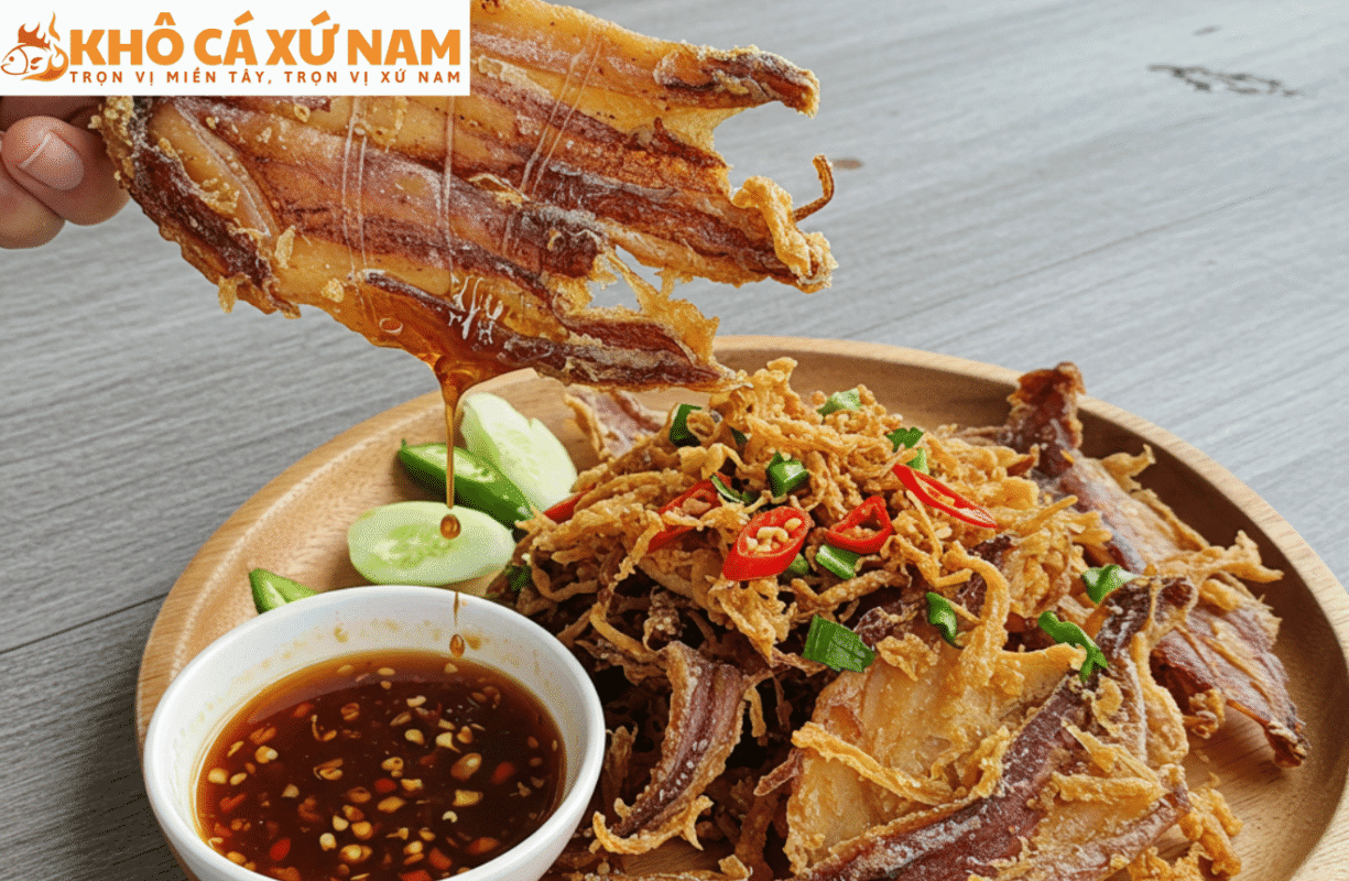 khô mực chiên nước mắm