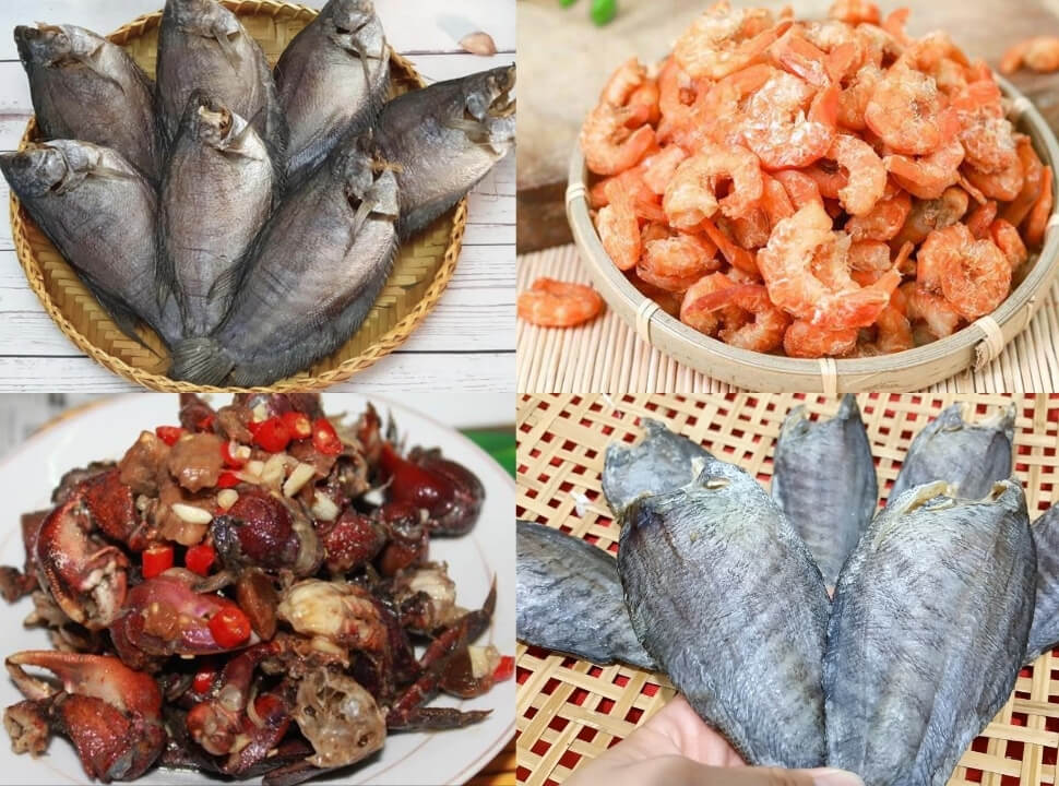 Món khô, mắm trứ danh Món khô, mắm trứ danh