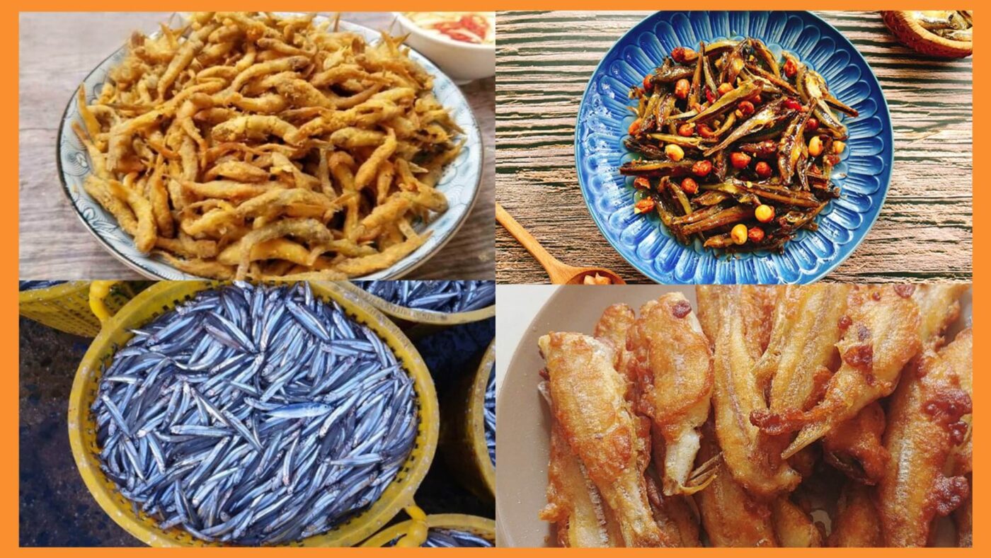 cá cơm chiên giòn chua ngọt