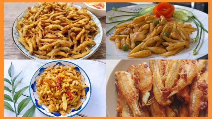 cá cơm chiên giòn chua ngọt