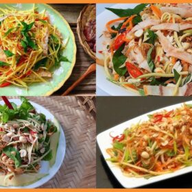 gỏi xoài khô mực