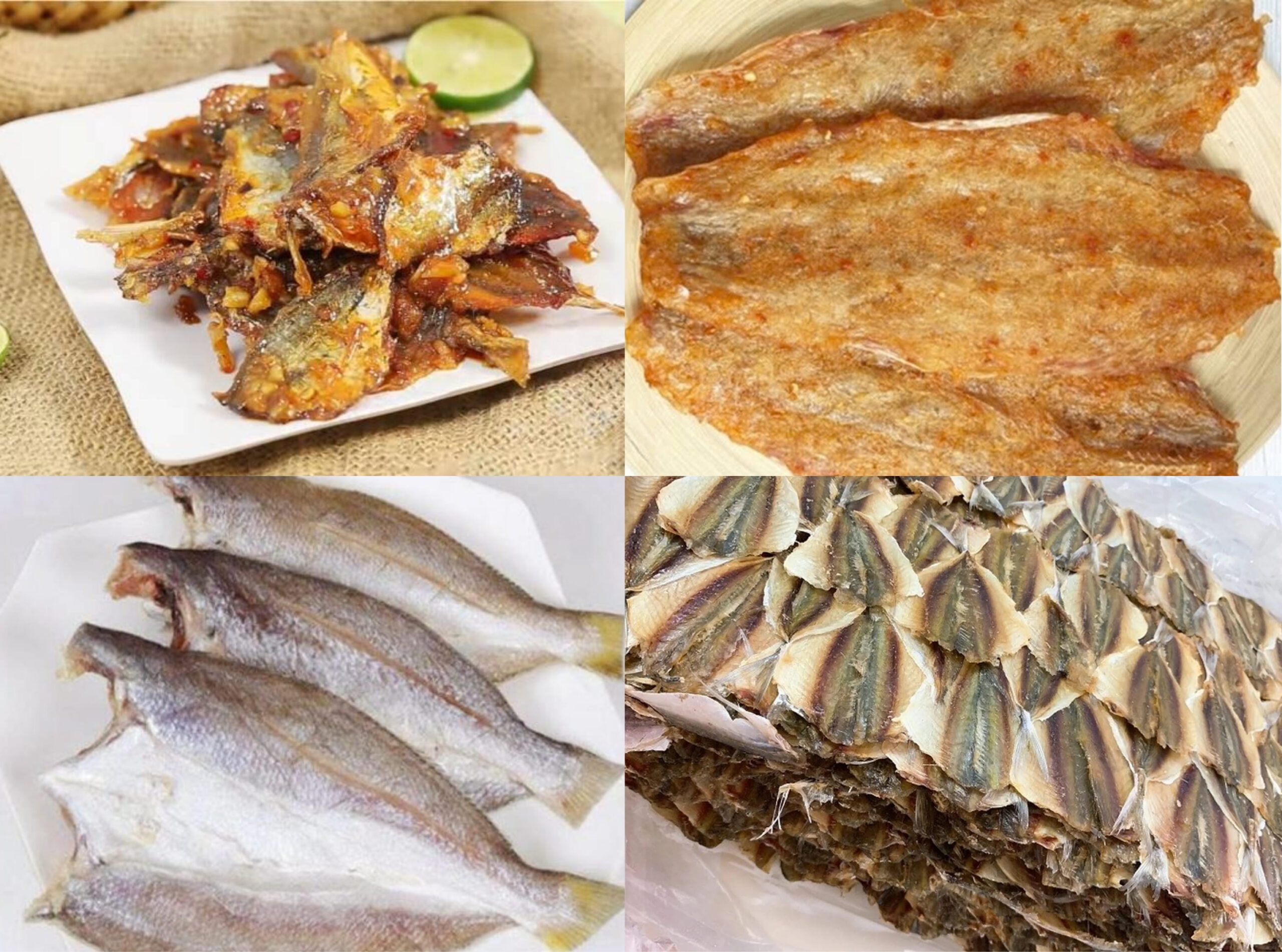 Các loại cá biển khô