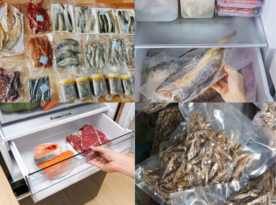 cá khô hút chân không để được bao lâu
