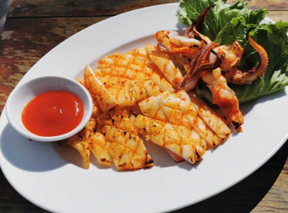 Mực 1 Nắng Nướng Muối Ớt