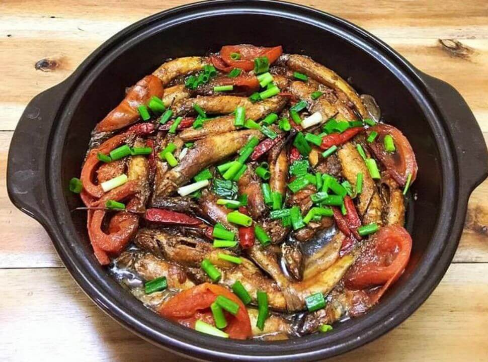 Cá thòi lòi kho tiêu