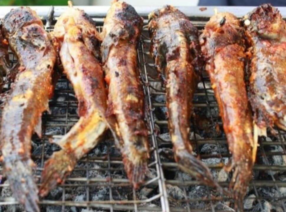 Cá thòi lòi nướng muối ớt