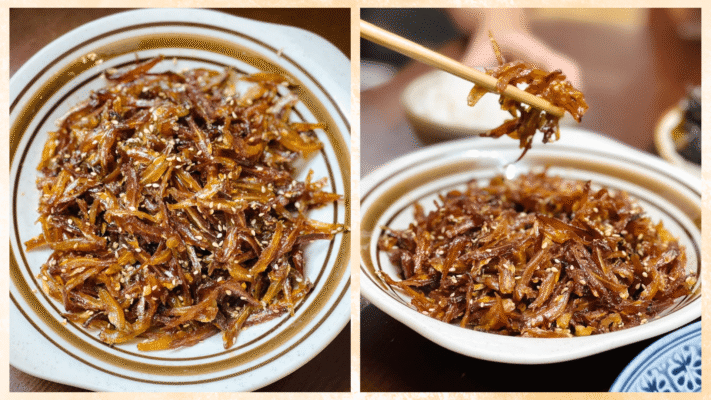 cá cơm rim chua ngọt