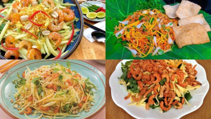 gỏi xoài tôm khô